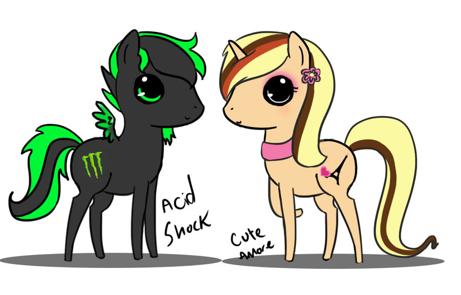 Cute-Amore and Acid-Shock chibi