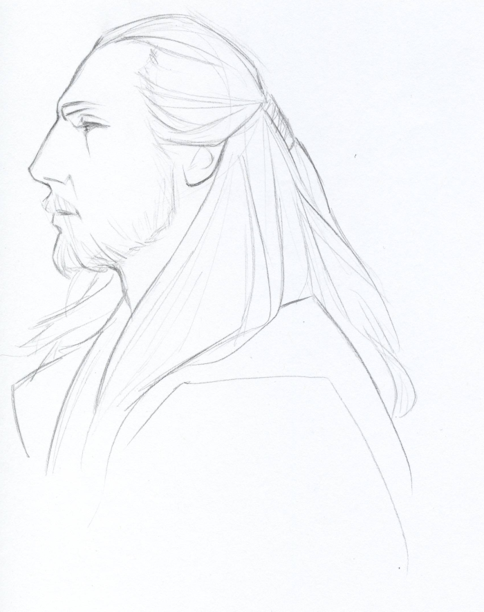 Qui-Gon Jinn sketch