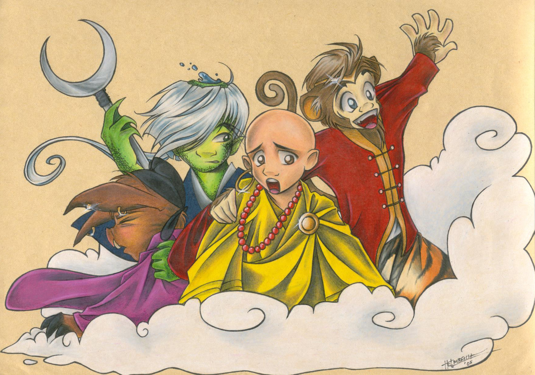 Journey to the West by cillabub on DeviantArt