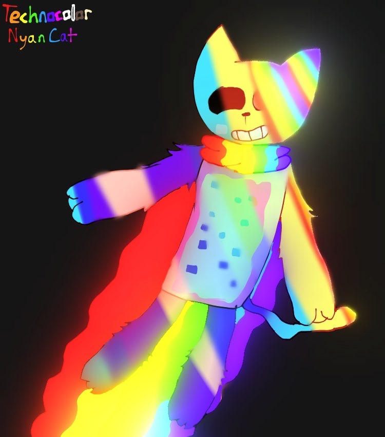 Nyan Color Technocolor Nyan CAT! by Star0RemakeWatch on DeviantArt