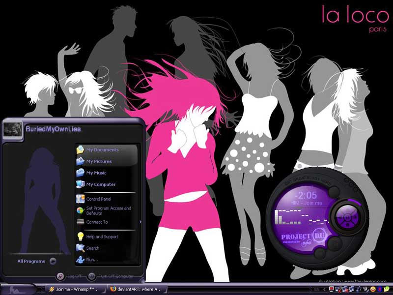 my fashionable desktop