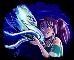 Spirited Away- Chihiro and Haku