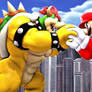 Giant Mario VS Koopzilla