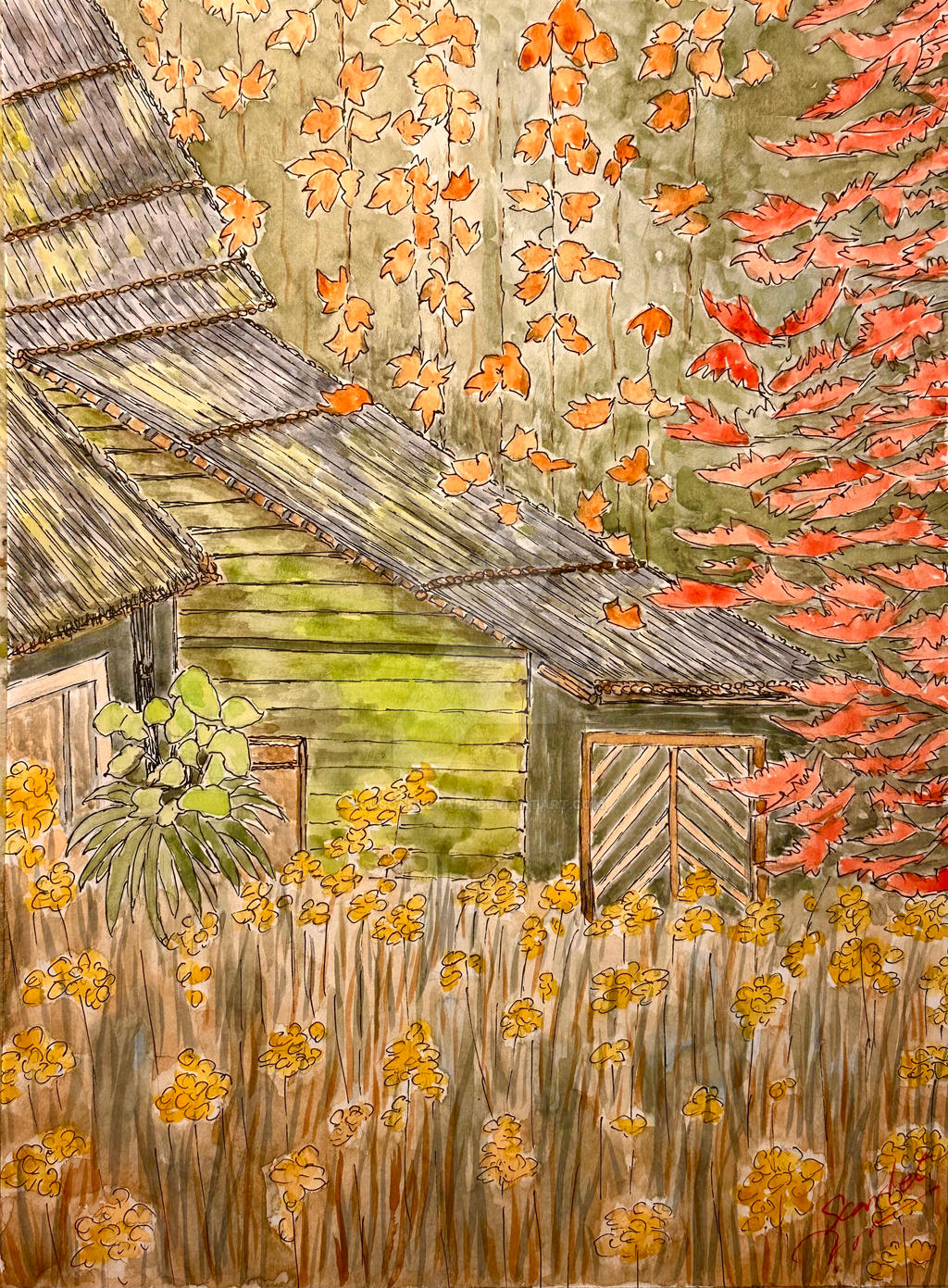 The Autumn Mountain Cottage