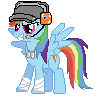 Rainbow Dash Scout Sprite TF2