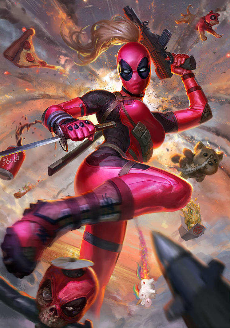 Lady Deadpool by AlexPascenko on DeviantArt