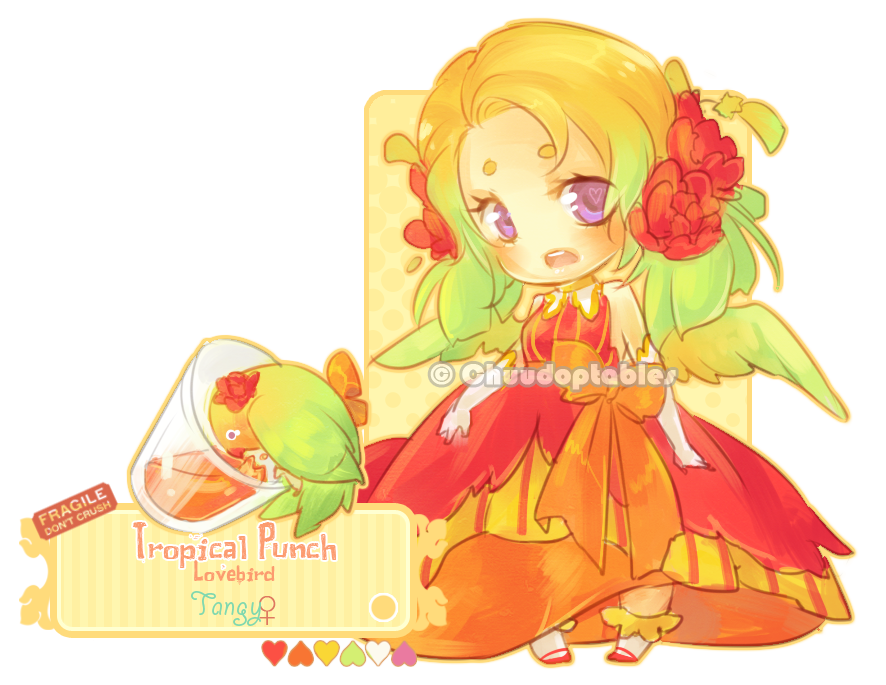 :NEMU: Tropical Punch Lovebird [CLOSED]