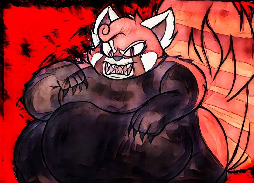 Red Skin Rage Red panda Rage by PumpkinHeadInc on DeviantArt