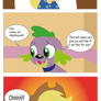 Applejack and Spike Equestria girls mini comic