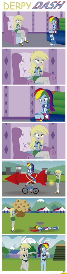 Derpy Hooves and Rainbow Dash - The Reason