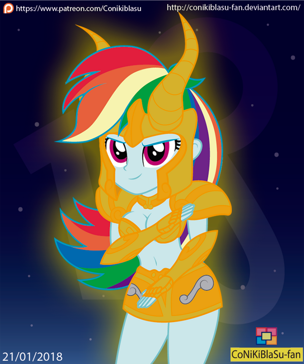 Capricorn Rainbow Dash - Equestria Girls