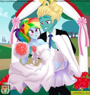 Rainbow Dash x Zephyr Breeze (wedding)