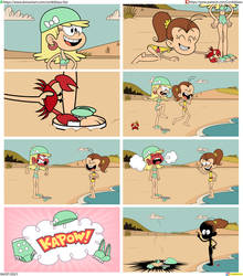 Luan Loud - Leni Loud Beach (COMMISSION)