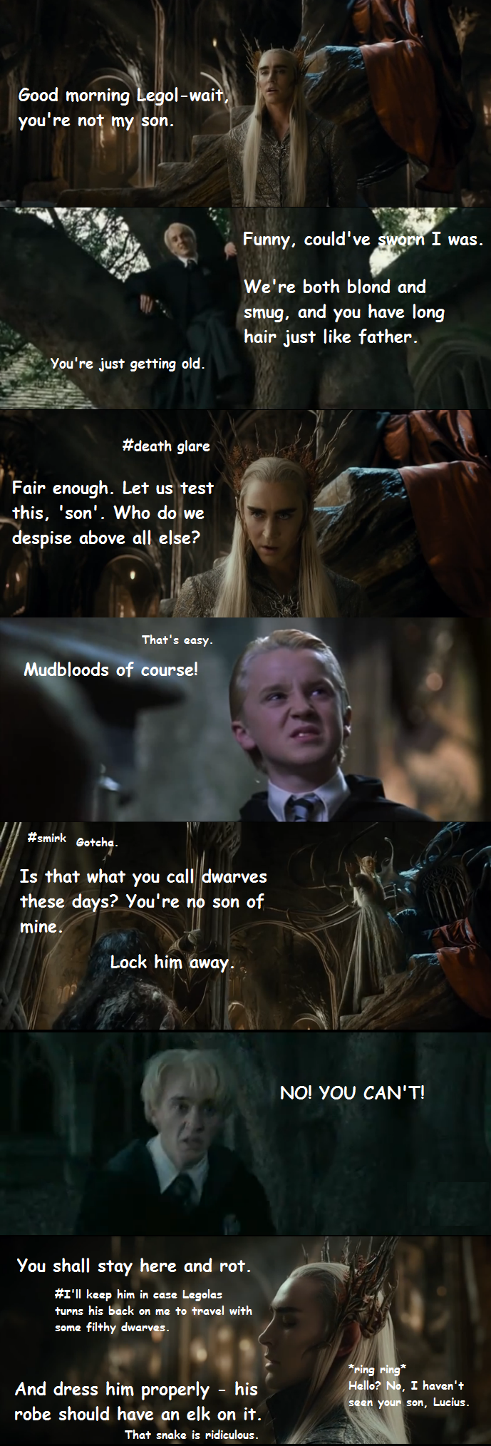 Draco got lost