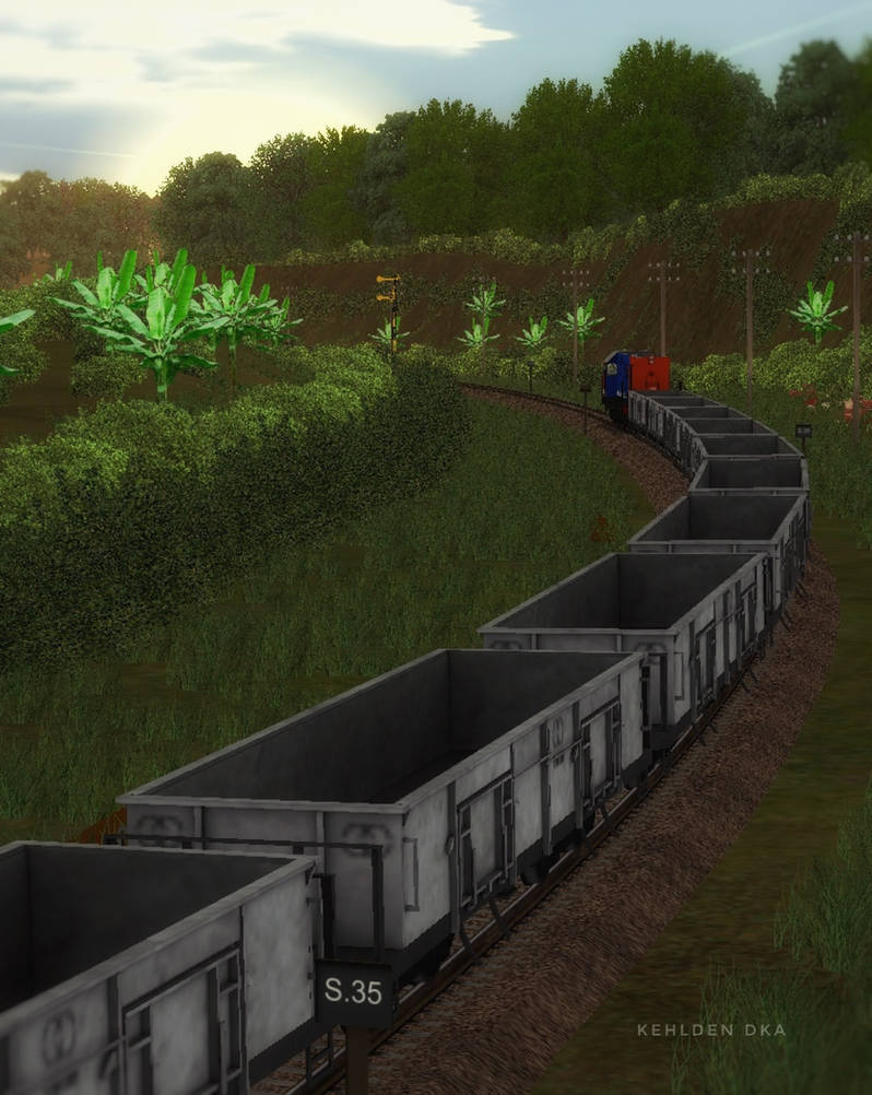 2 Rake Train Rake of empty ballast train by cc2019211 on DeviantArt