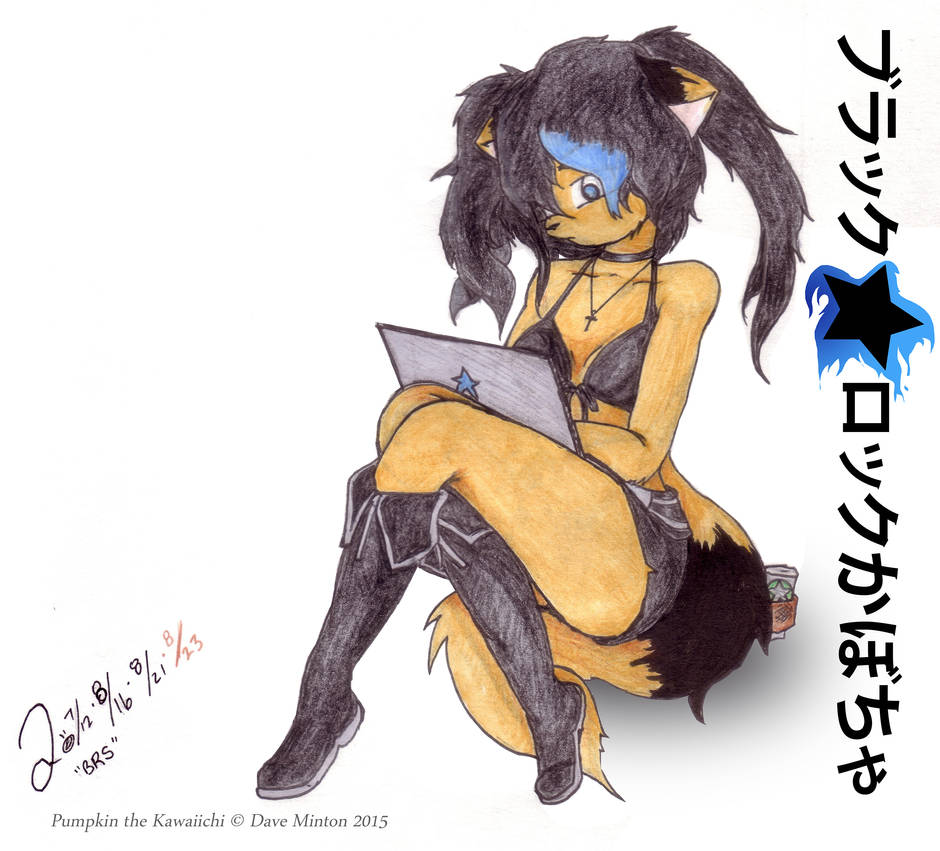 Black Rock Pumpkin by CelixDog04