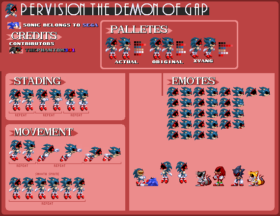 Demonized Tails sprites V2 DEMO! by evgeniimurin on DeviantArt