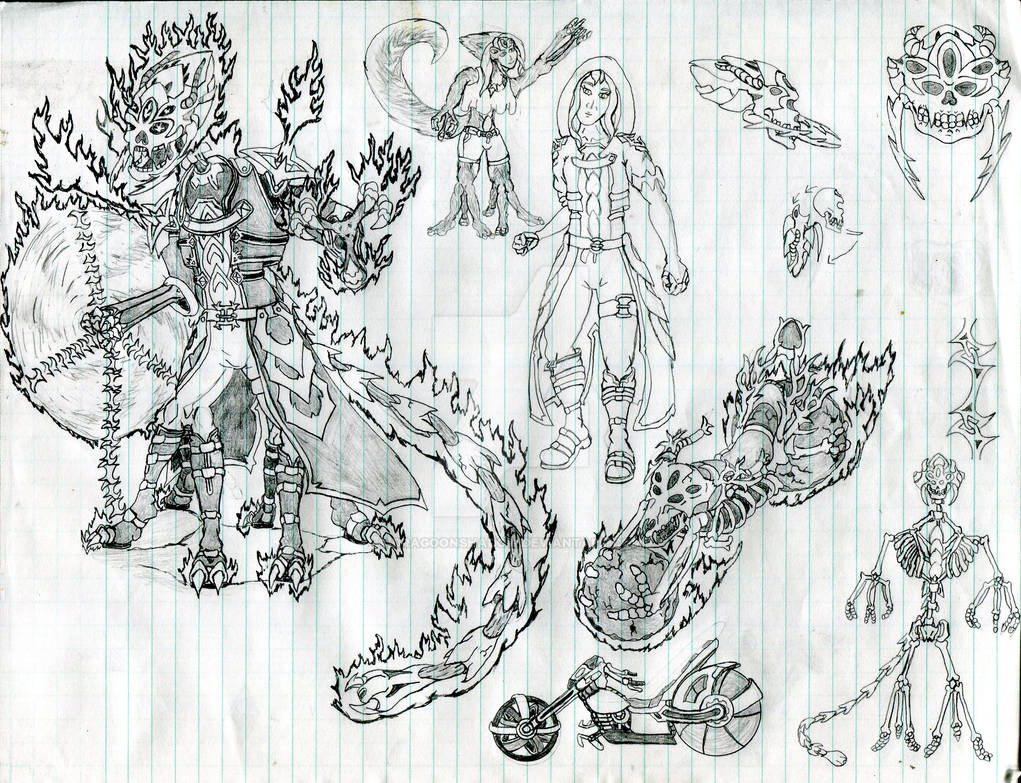 Ghost Rider Shells Alien Ghost Rider, Bio-Shell character by DragoonShadow on DeviantArt
