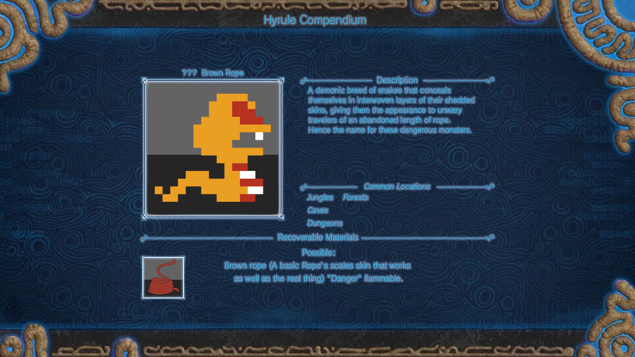 01 Hyrule Compendium Brown Rope by DragoonShadow on DeviantArt
