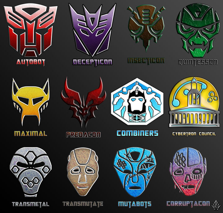 Transformer Ranks Transformers Overdrive Insignias by DragoonShadow on DeviantArt
