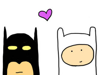 Shitty Doodle Number One: Batman and Finn