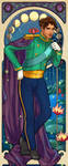 Disney Tarot - Naveen is Moon (WIP) by erineclair Disney Tarot - Naveen is Moon (WIP) by erineclair