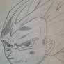 Ssj2 Vegeta fan art