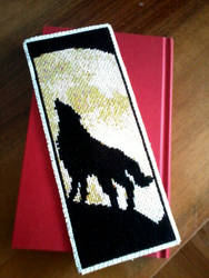 Bookmark: Wolf that howl at the moon