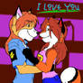 Artemis and foxy in love