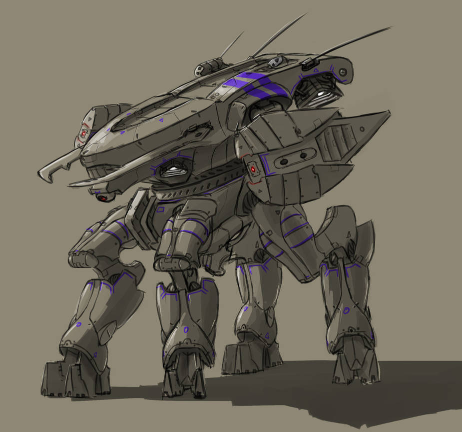 Insect Shell Mech Bug Mech by Pyrrhis on DeviantArt