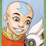 Aang and Momo ACEO