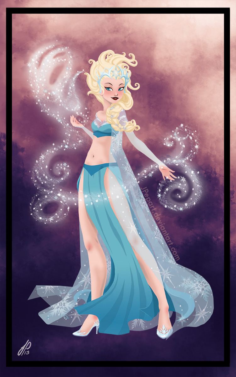Elsa super hero mode