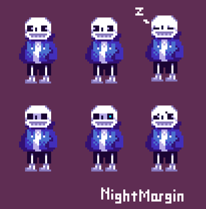 Sans (Pixel Art) by PopGi on DeviantArt