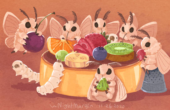 Little bugs' feast