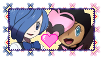 Pokemon Stamp: Cress and Lily love