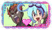 Pokemon Stamp: Kiawe and Chloe love