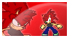 Flame the hedgehog Stamp