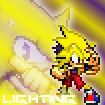 Lighting the Hedgehog Icon (b-day gift)