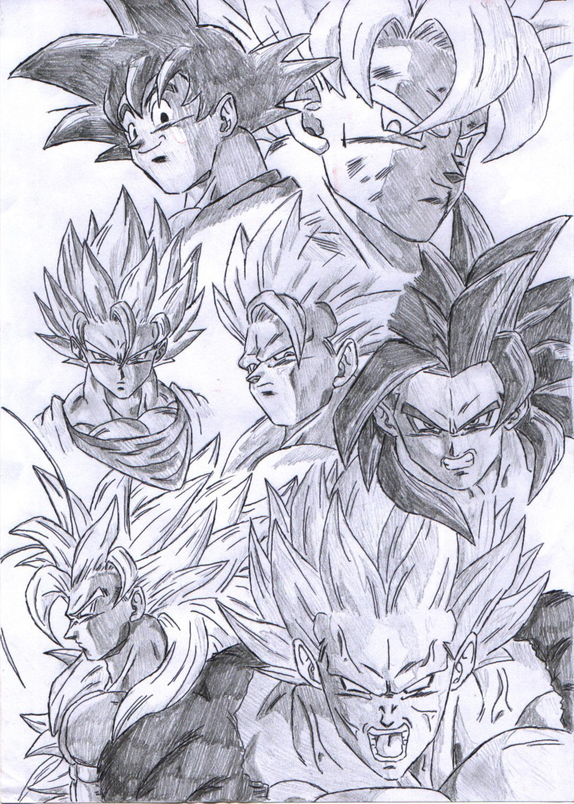 Goku Super Saiyan Forms