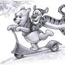 Winnie the Pooh  and  Tigger