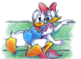 Donald  and  Daisy by zdrer456