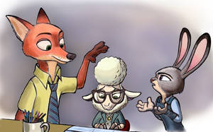 Nick Wilde, Judy Hopps, Dawn Bellwether