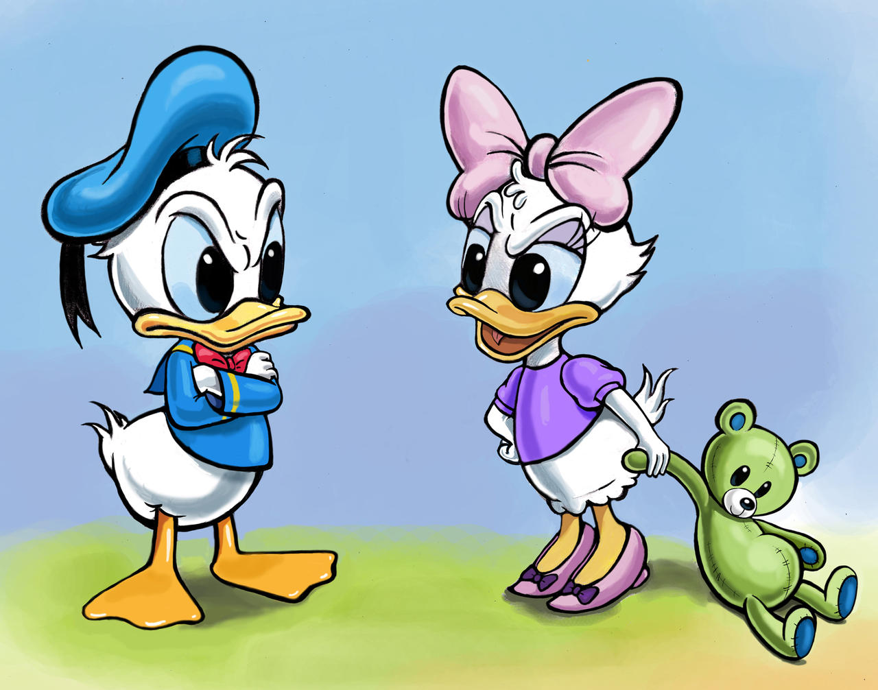 Donald And Daisy Babies By Zdrer456 On Deviantart Donald And Daisy Babies By Zdrer456 On Deviantart