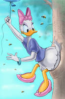 Daisy Duck and the Honey Tree