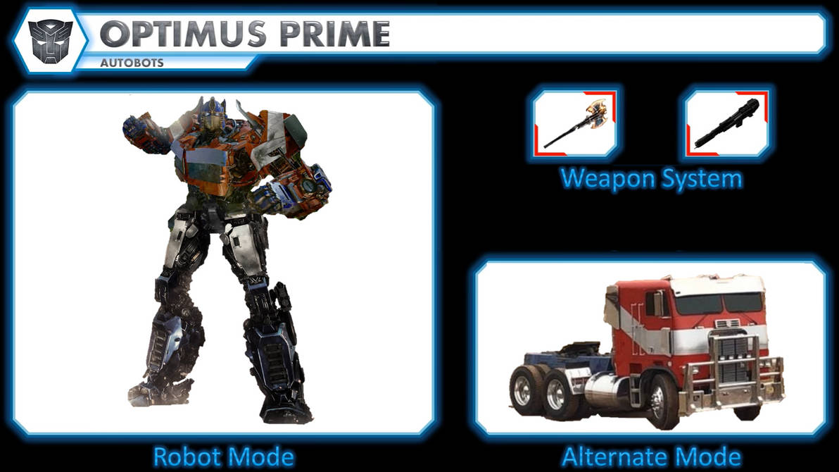 Optimus Prime Rba ROTB Character File: Optimus Prime by Primusthecreator on DeviantArt