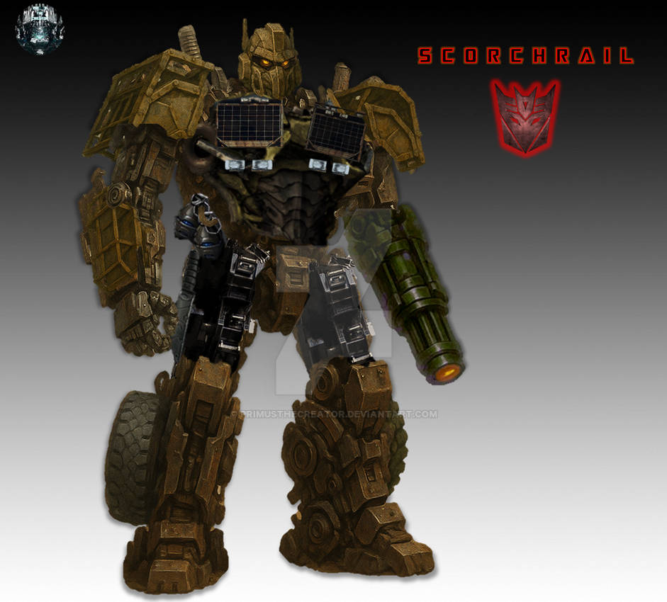 Transformers Rails Character Transformers Movie Designs: Scorchrail by Primusthecreator on DeviantArt