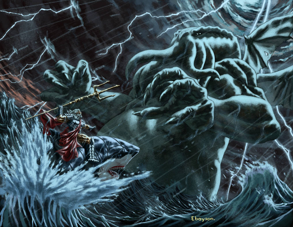 CTHULHU Neptune Unleashed by Ebayson CTHULHU Neptune Unleashed by Ebayson