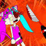 '(screams) ow! My blood eye done!'