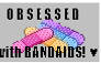 Stamp: Obsessed with Bandaids