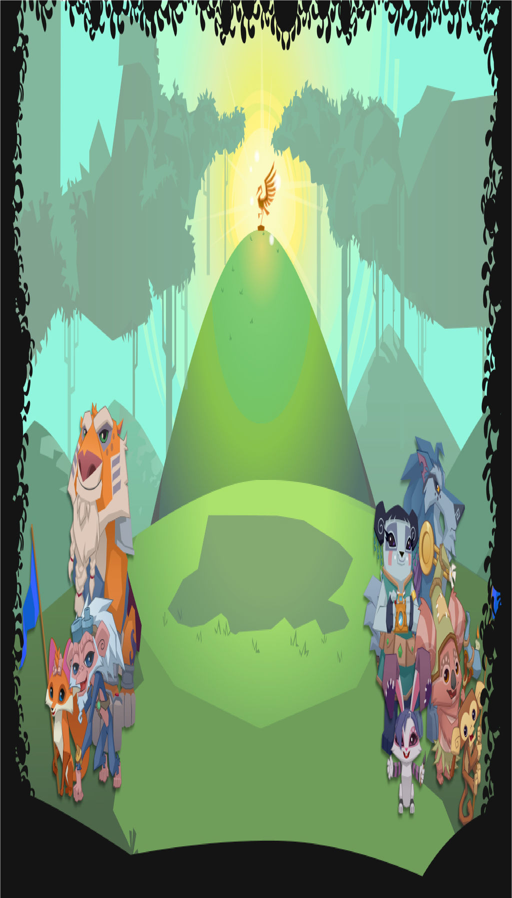 Animal Jam Custom Box Background by LigerKitten on DeviantArt